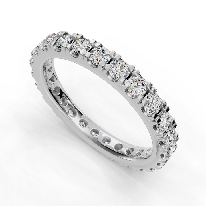 Split U Prong Eternity Band
