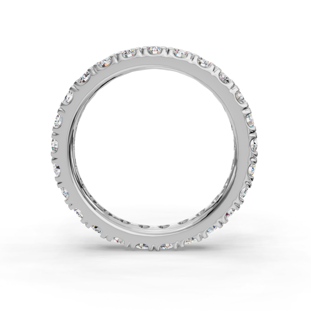 Split U Prong Eternity Band