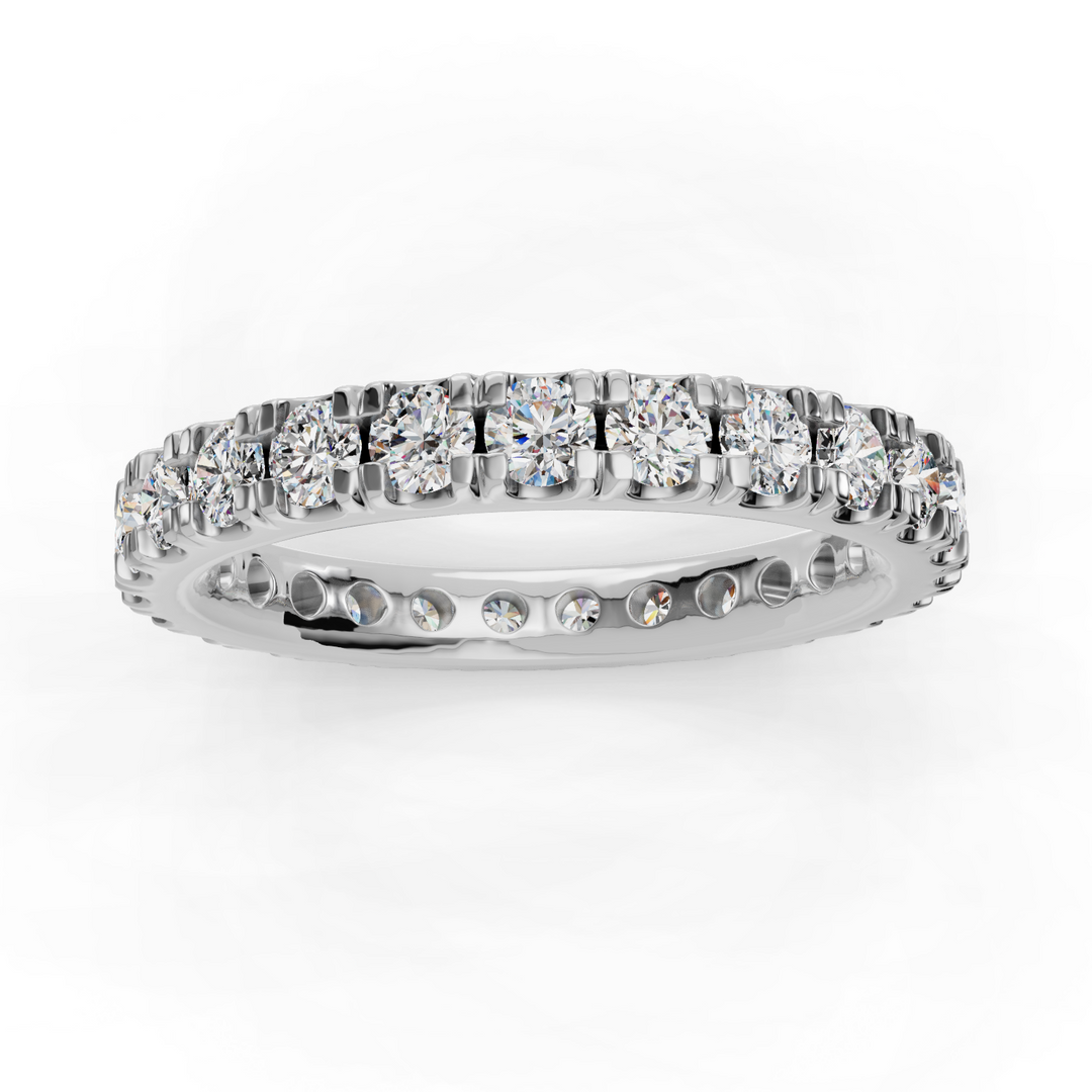 Split U Prong Eternity Band