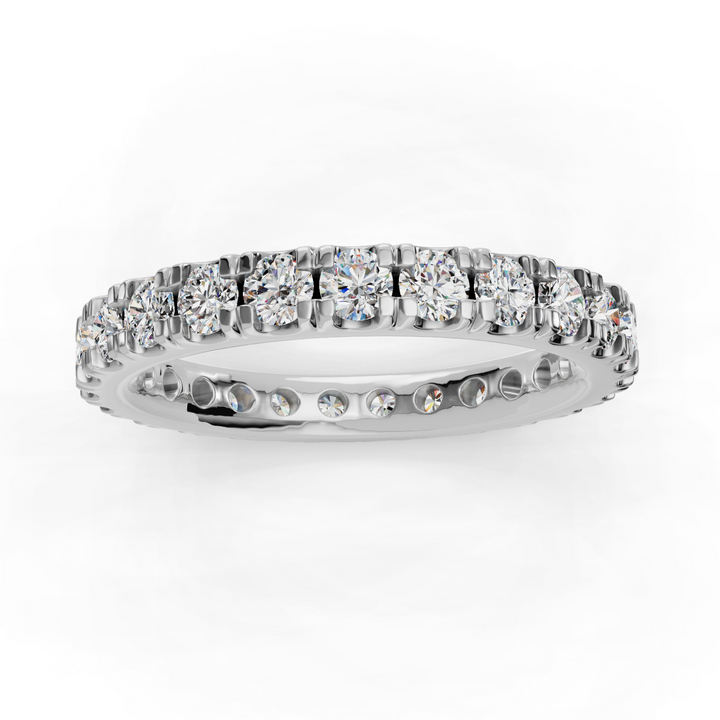 Split U Prong Eternity Band