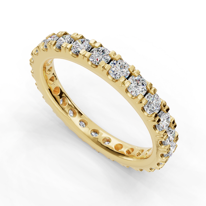 Split U Prong Eternity Band