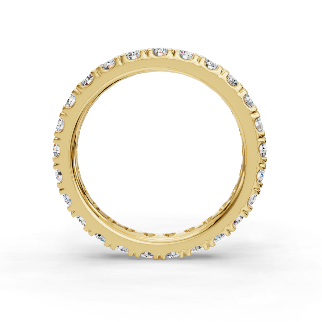 Split U Prong Eternity Band