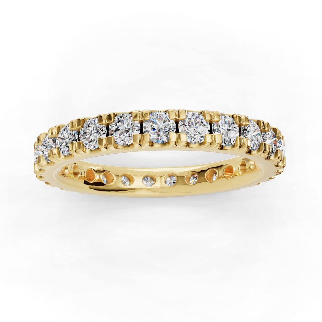 Split U Prong Eternity Band