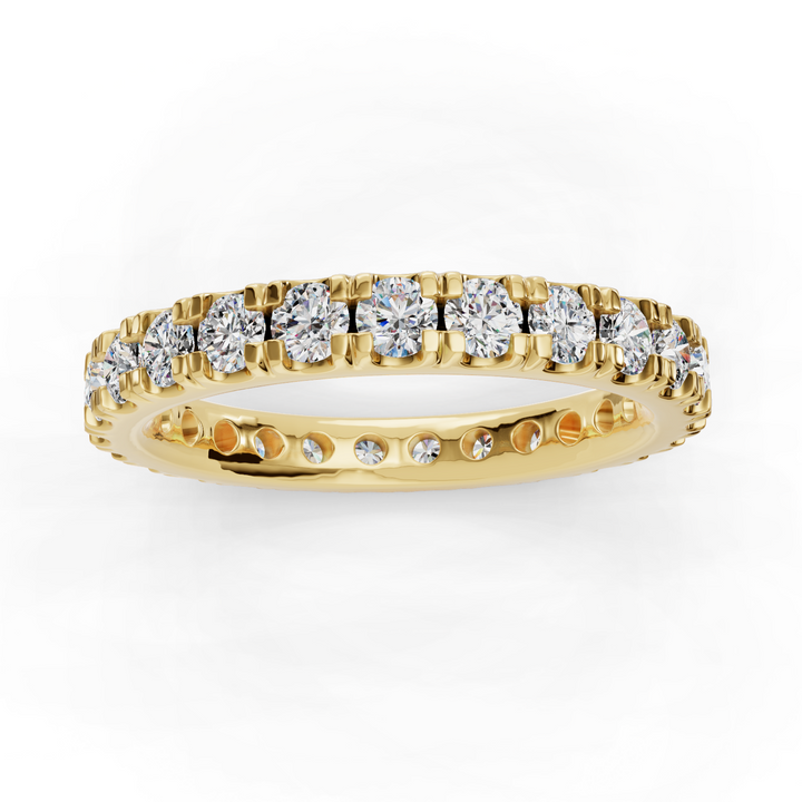 Split U Prong Eternity Band