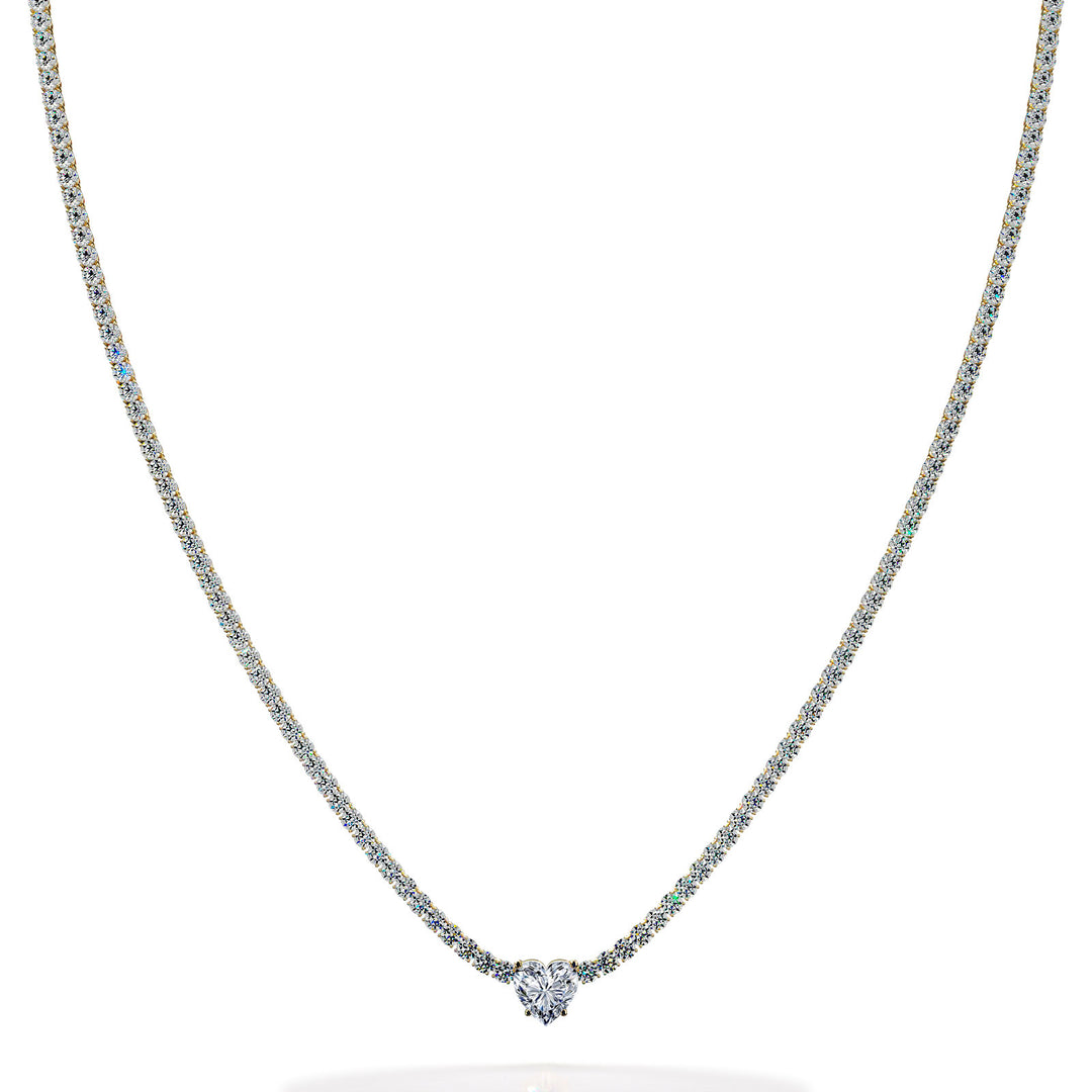 Timeless Dreams Brilliance Heart Diamond Necklace