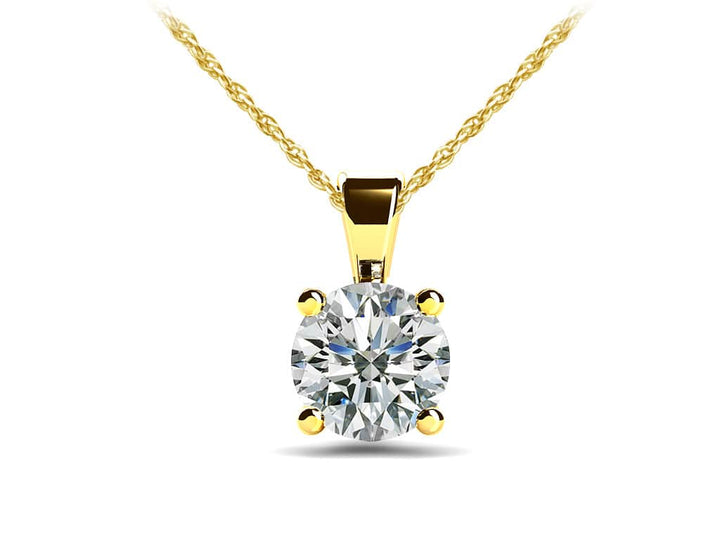 Diamond Solitaire Pendant