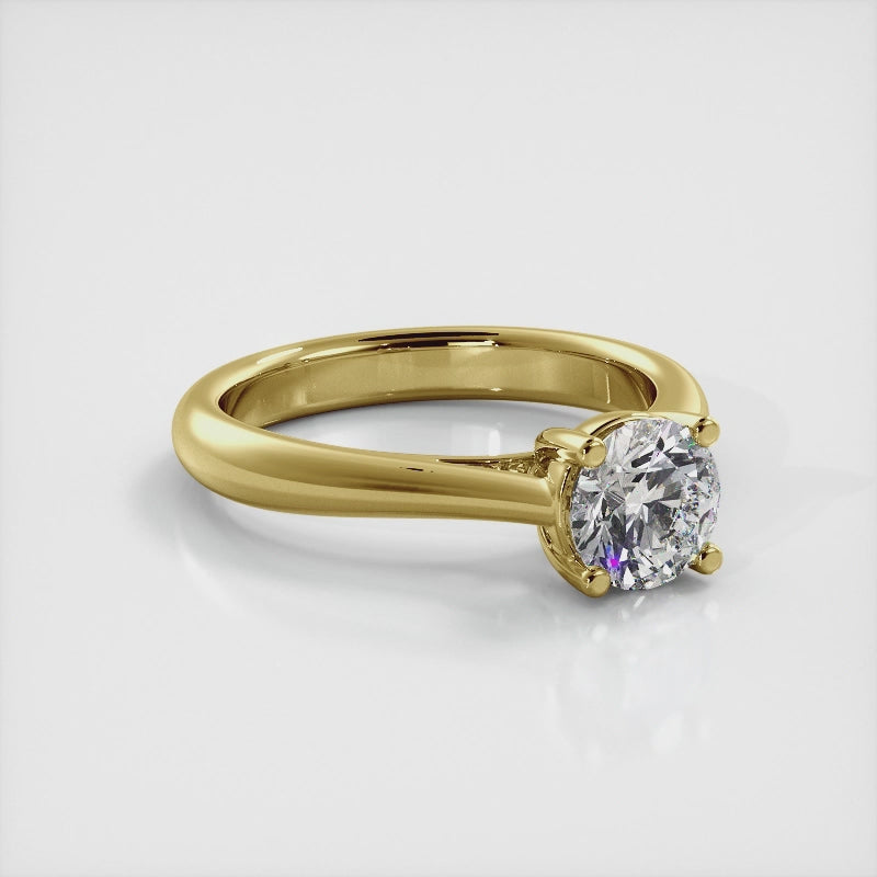 Classic Four Prong Round Cut Solitaire Ring
