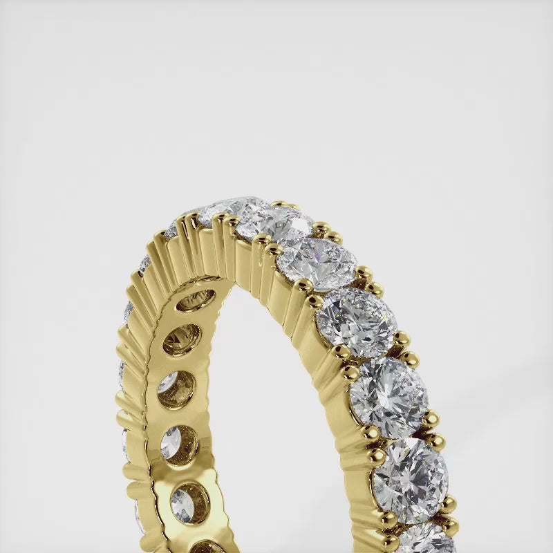 Everlasting Love Four Prong Diamond Eternity Ring