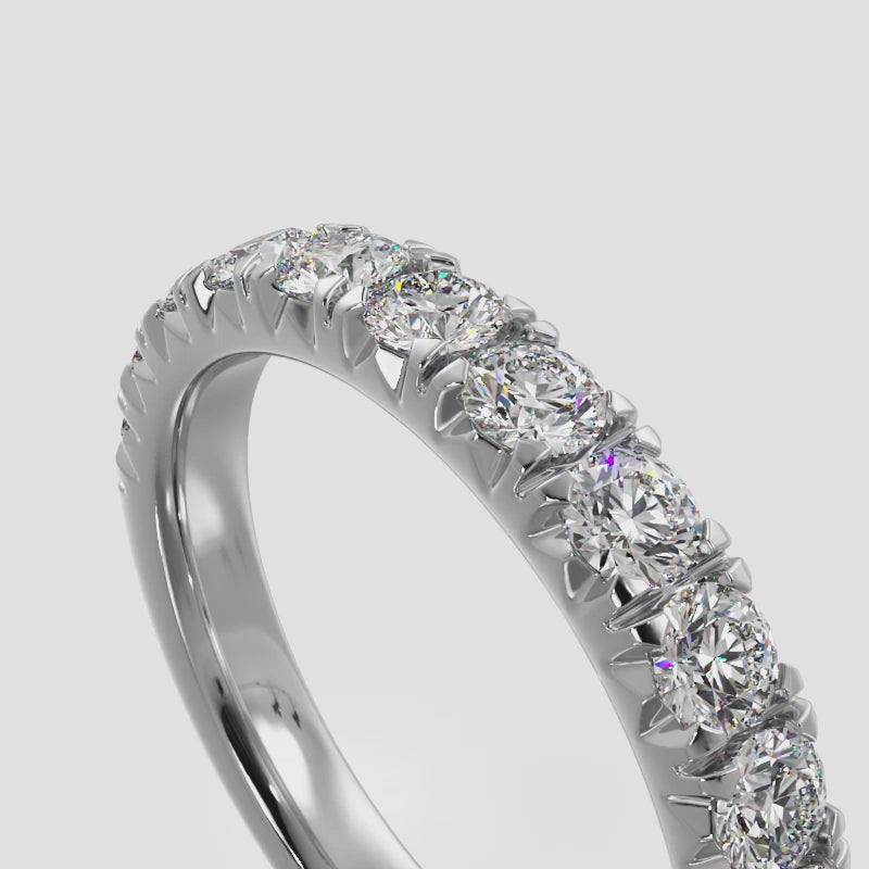 Crown Setting Anniversary Ring