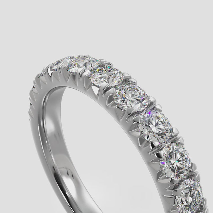 Crown Setting Anniversary Ring