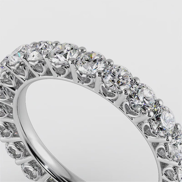 Diamond Heart Eternity Ring