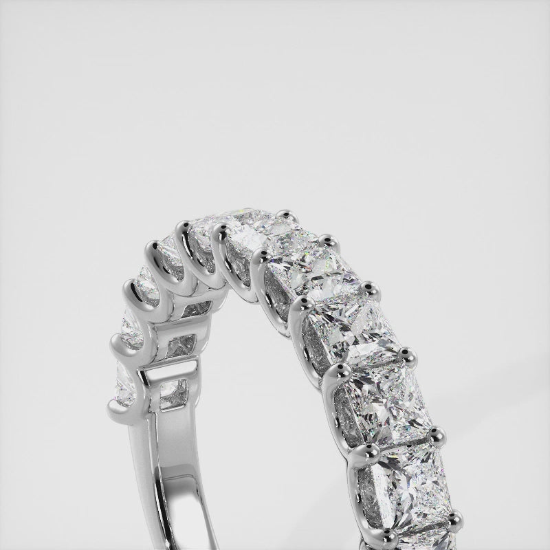 Princess Cut Diamond Anniversary Ring