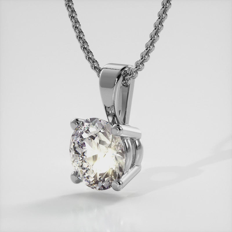 Diamond Solitaire Pendant
