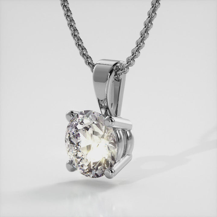 Diamond Solitaire Pendant